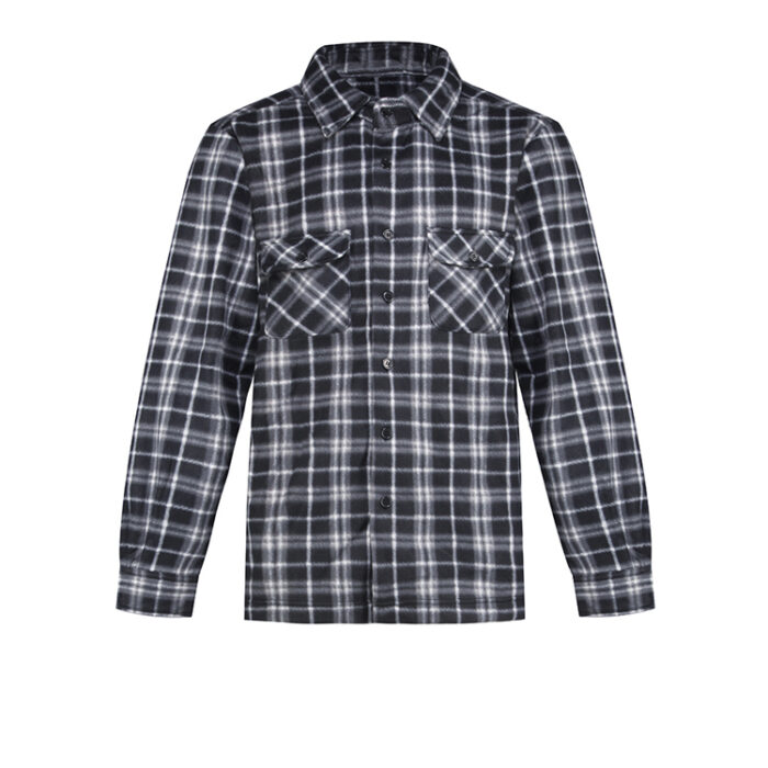 Basic cotton plaid shirt